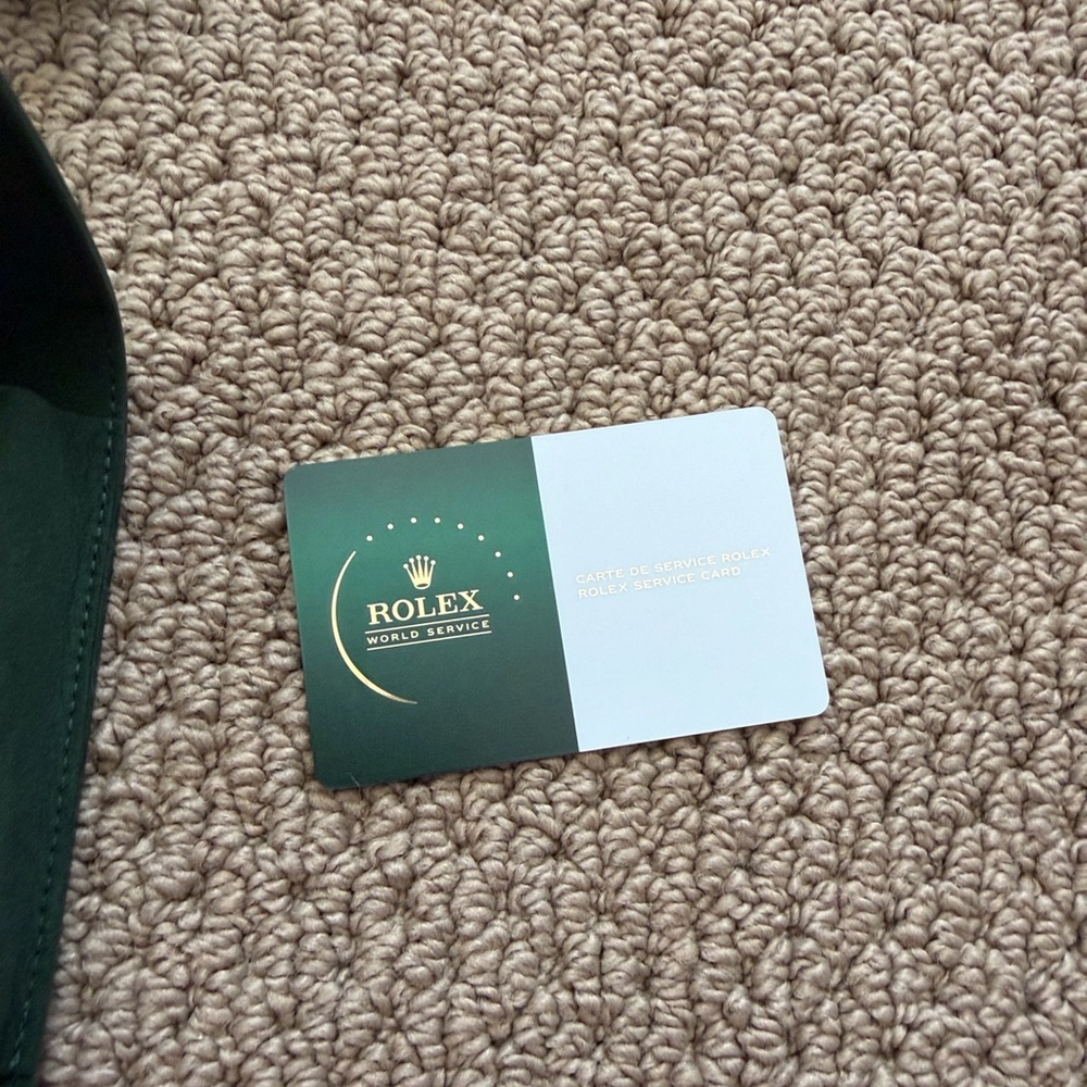 Rolex Green Leather Watch Case with Box. - Picture 5 of 11